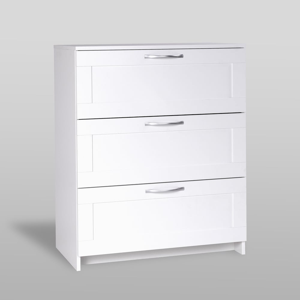 Изображение товара Комод Гуд ЛАКК СИРИУС 3 ящика белый современный 78x41x94 см