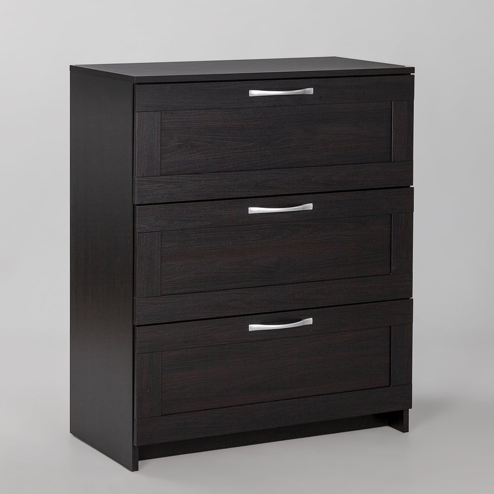 Изображение товара Комод Гуд ЛАКК СИРИУС 3 ящика черный дуб венге