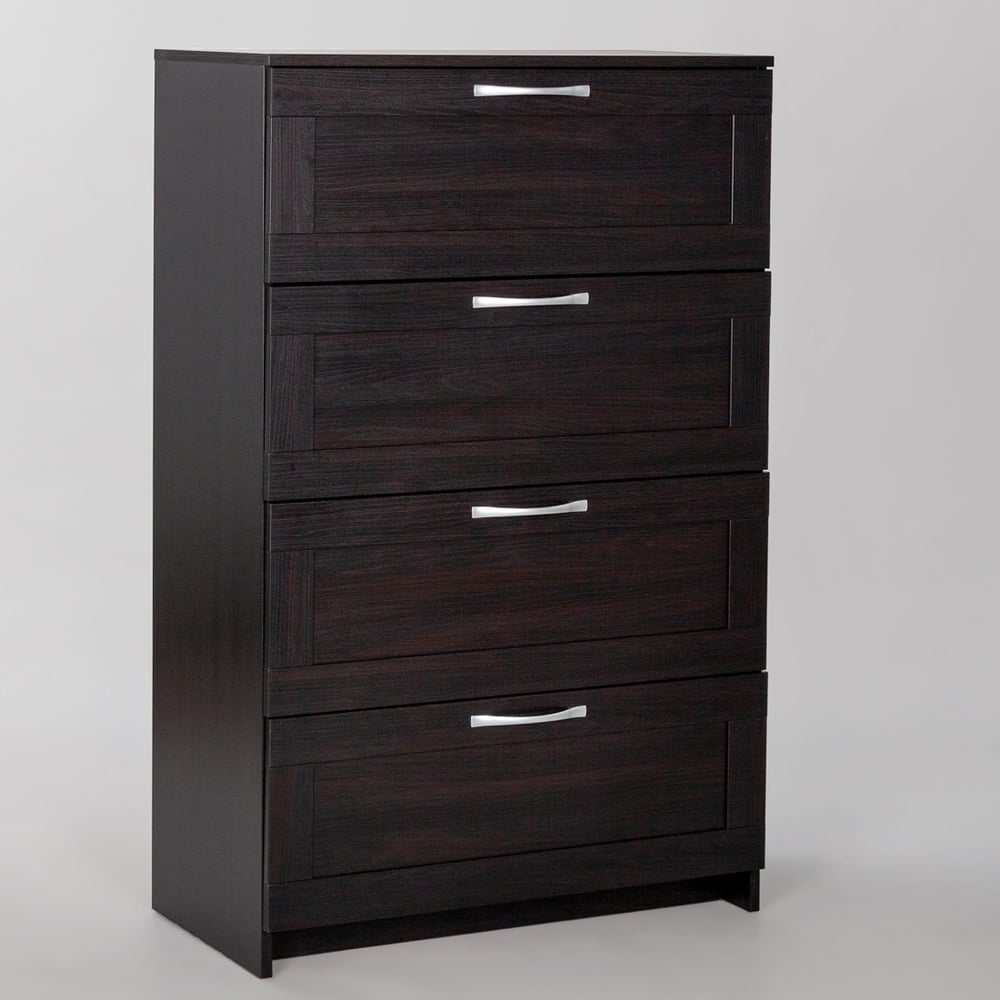 Изображение товара Комод Гуд ЛАКК СИРИУС 4 ящика современные размеры венге черный