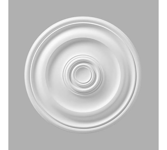 Изображение товара Потолочная розетка Decomaster d наружный 403 мм, d внутренний 50 мм, h=36 мм DM-0402