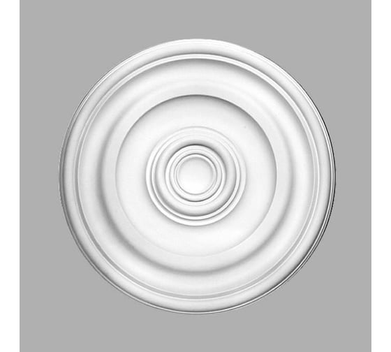 Изображение товара Потолочная розетка Decomaster d наружный 300 мм, d внутренний 40 мм, h=28 мм DM-0400