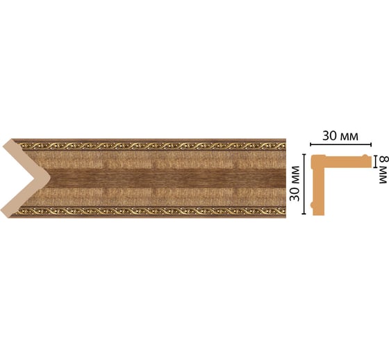 Изображение товара Угол Decomaster ДМ 30x30x2400 мм 116-3