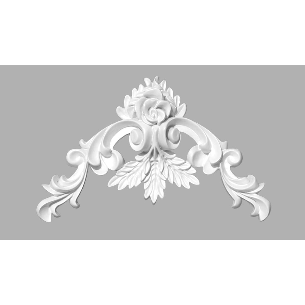 Изображение товара Орнамент Decomaster 600x330x50 мм модель 62009 влагостойкий ударопрочный белый