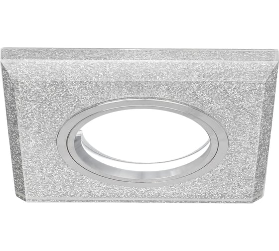 Изображение товара Светильник Gauss Mirror квадрат, кристалл cеребро/Хром, Gu5.3 SQ RR009