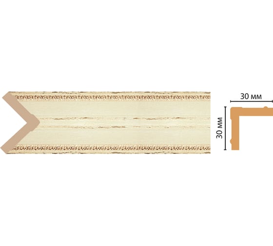 Изображение товара Угол Decomaster ДМ 30x30x2400 мм 116-1028