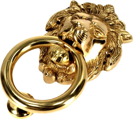 Изображение товара Дверная ручка-кольцо Левша коллекция L.Baskerville CLASSIC LION LB-537 золото У2-0119.З