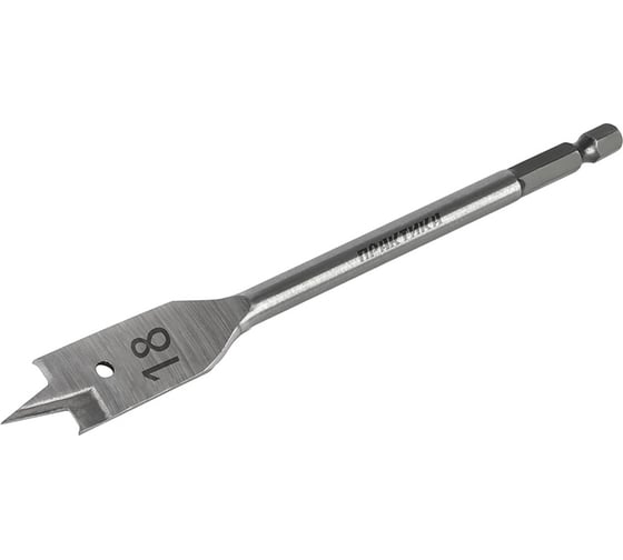 Изображение товара Сверло перовое по дереву (18х152 мм) ПРАКТИКА 032-775