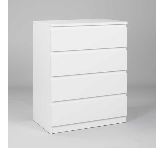 Изображение товара Комод Гуд ЛАКК МАЛЬТА 4 ящика, 80x48x98 см, белый 2.05.02.070.1