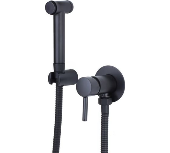 Изображение товара Встраиваемый гигиенический душ BRONZE DE LUXE SCANDI черный матовый 14512B