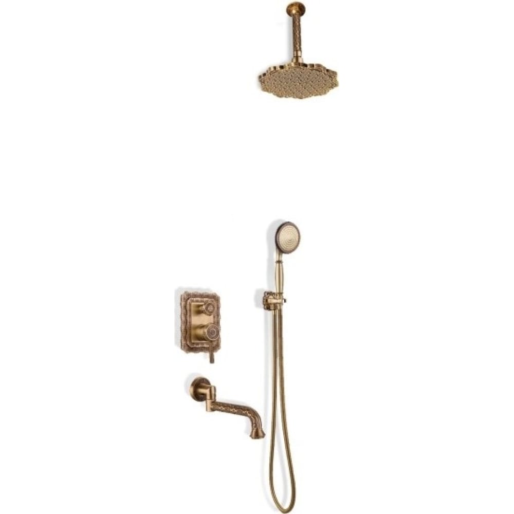 Встраиваемый комплект для душа Bronze de Luxe смеситель для ванны и душа bronze de luxe