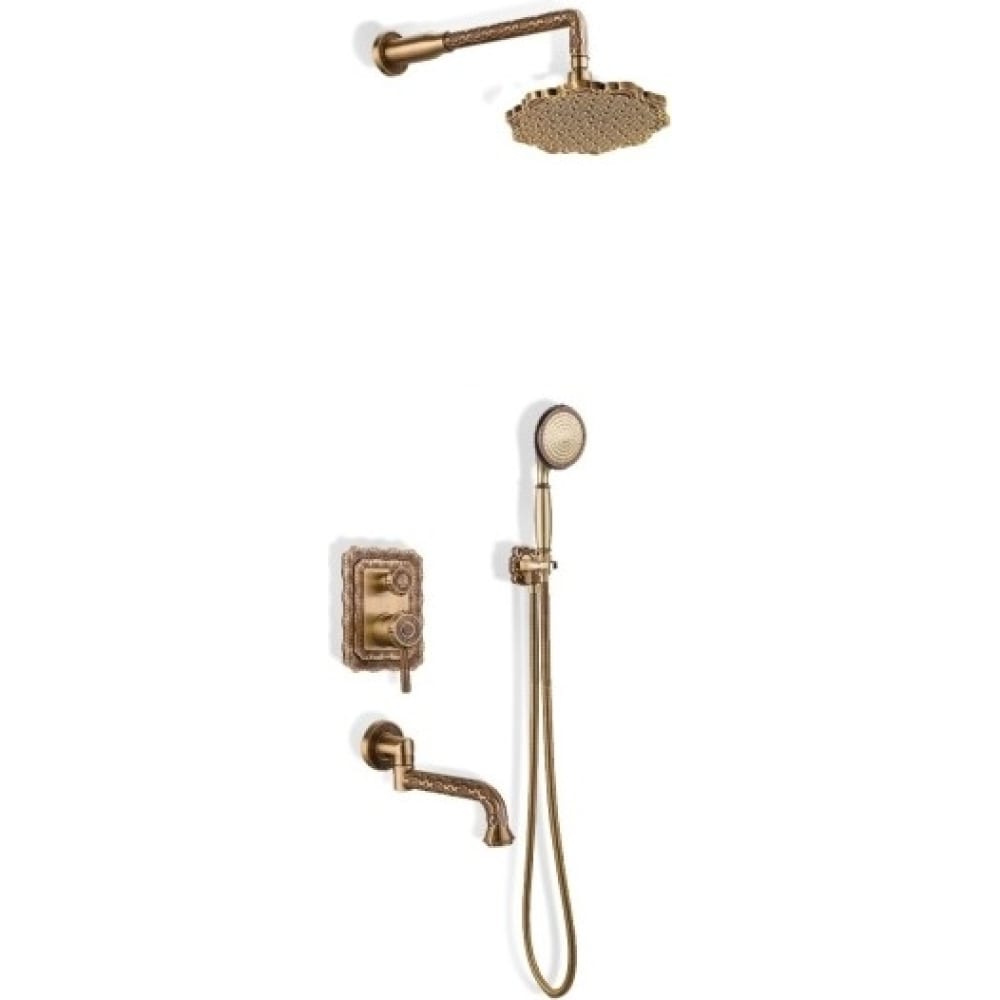 Встраиваемый комплект для душа Bronze de Luxe смеситель для ванны и душа bronze de luxe