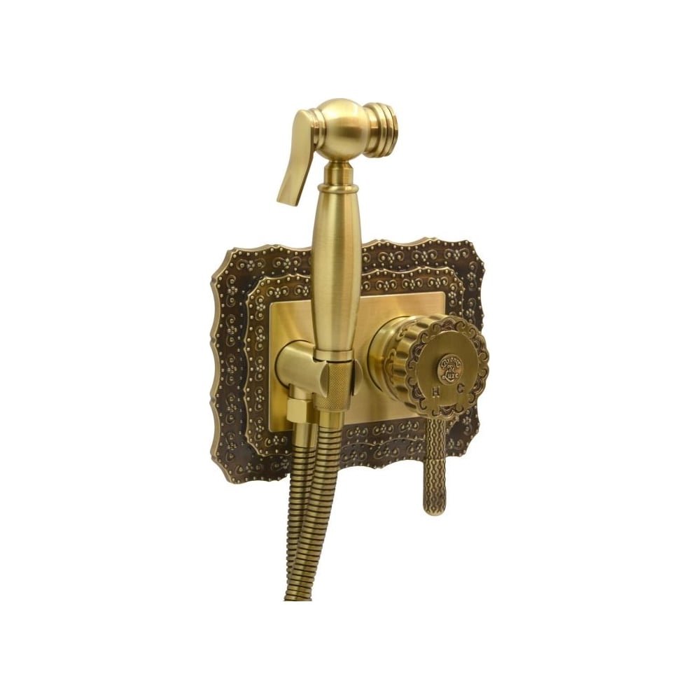 Встраиваемый гигиенический душ Bronze de Luxe кольцо для полотенец bronze de luxe windsor бронза k25004