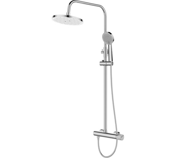 Изображение товара Душевая колонна без излива BRONZE DE LUXE FOCUS хром/мрамор 24612CM