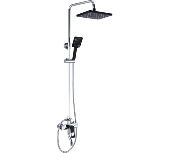 Изображение товара Душевая стойка ЭЛЕМЕНТ хром/черный Bronze de Luxe EL77CB