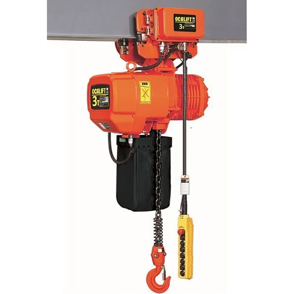 Изображение товара Передвижная цепная электроподъемная таль OCALIFT 3т 9м 380В