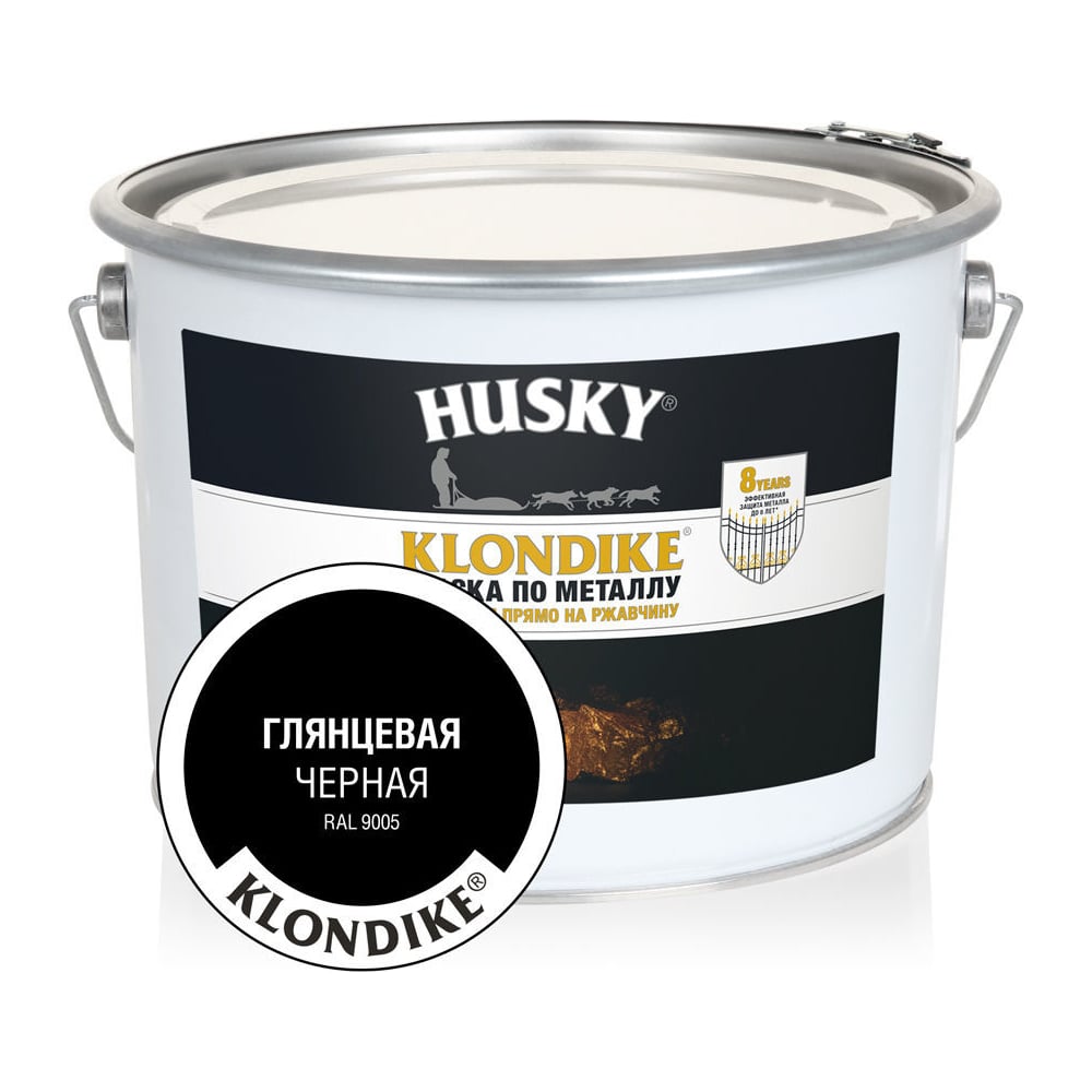 Краска по металлу HUSKY klondike 32027