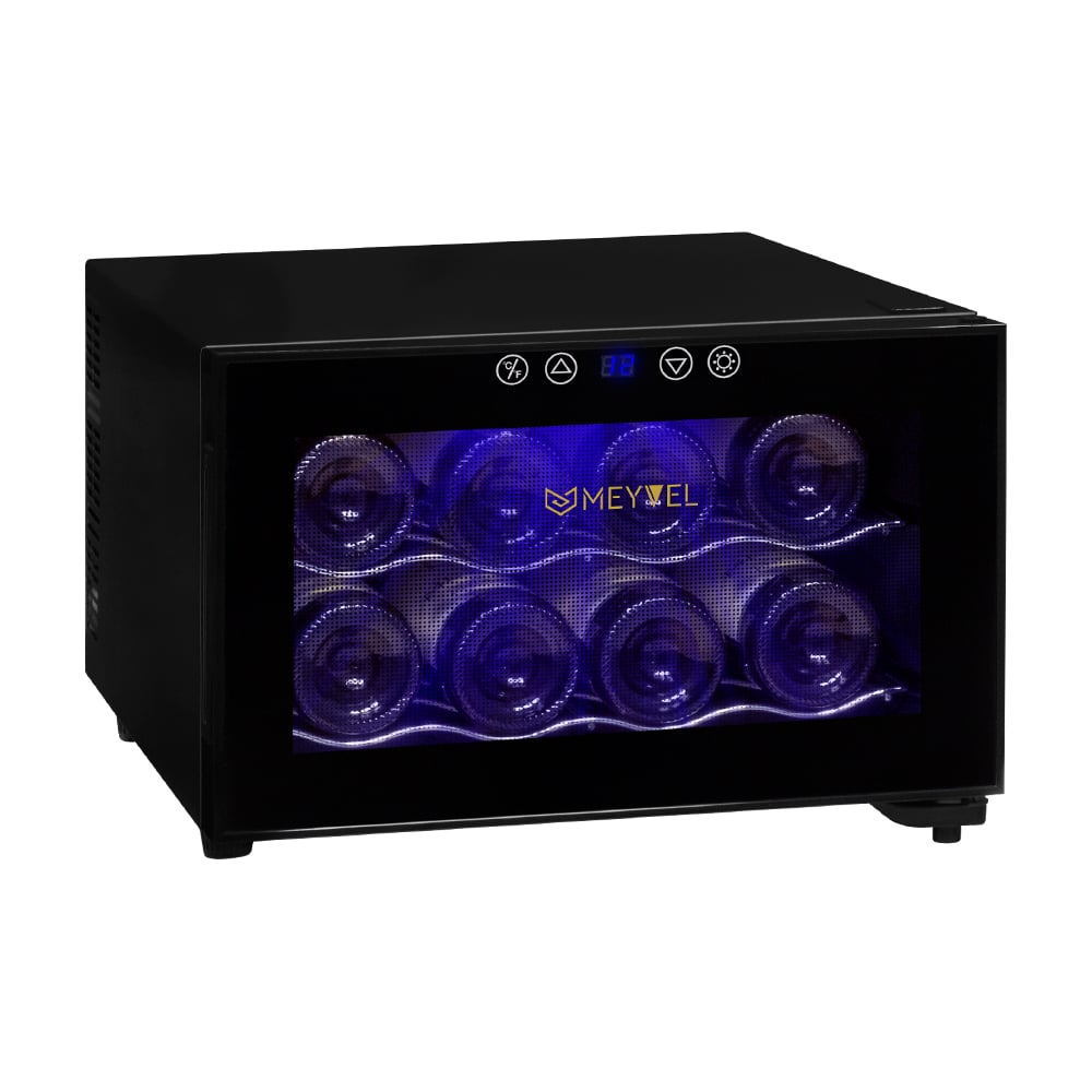 Термоэлектрический винный винный шкаф MEYVEL разделитель для полок корзин larvij 48x12x1 2 см пластик белый