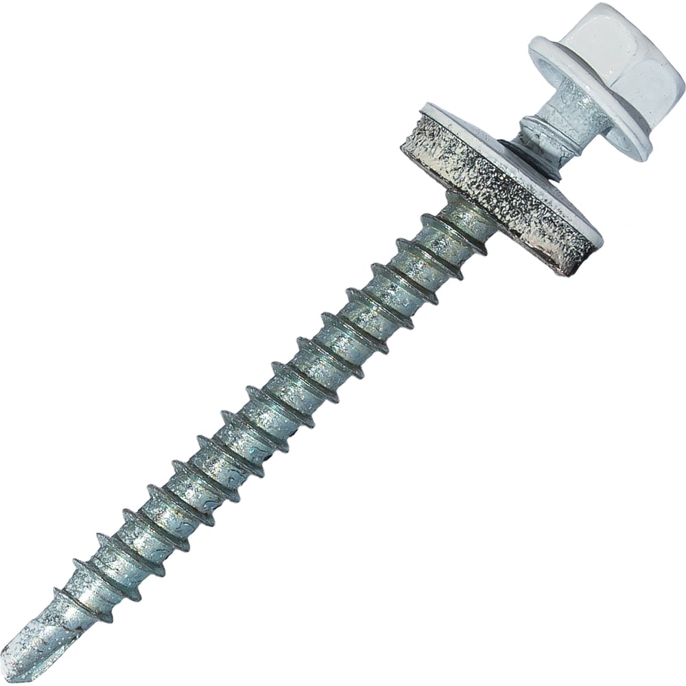 Изображение товара Саморез кровельный по дереву HARDWEX HWX2-W-P5-4.8x50 мм 200 шт белый