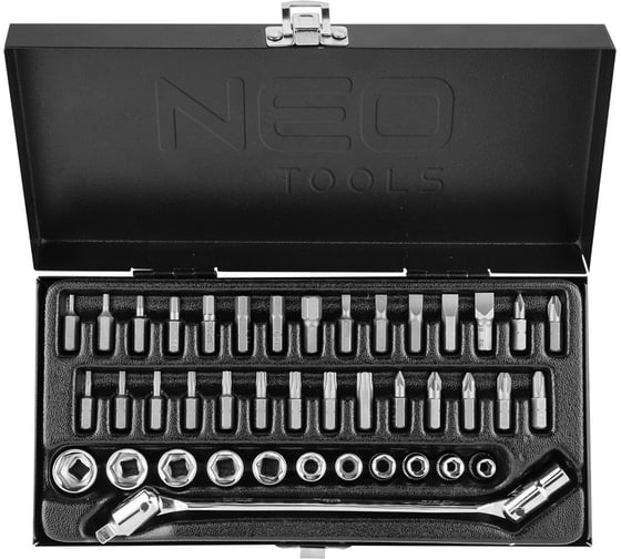 Изображение товара Набор сменных головок NEO Tools 1/4 41 шт 08-603