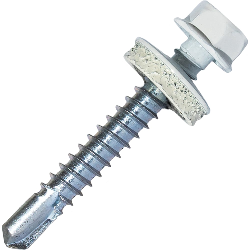 Изображение товара Саморез кровельный по металлу HARDWEX HWX7-W-P9 5.5x38 мм 150 шт RAL 9003