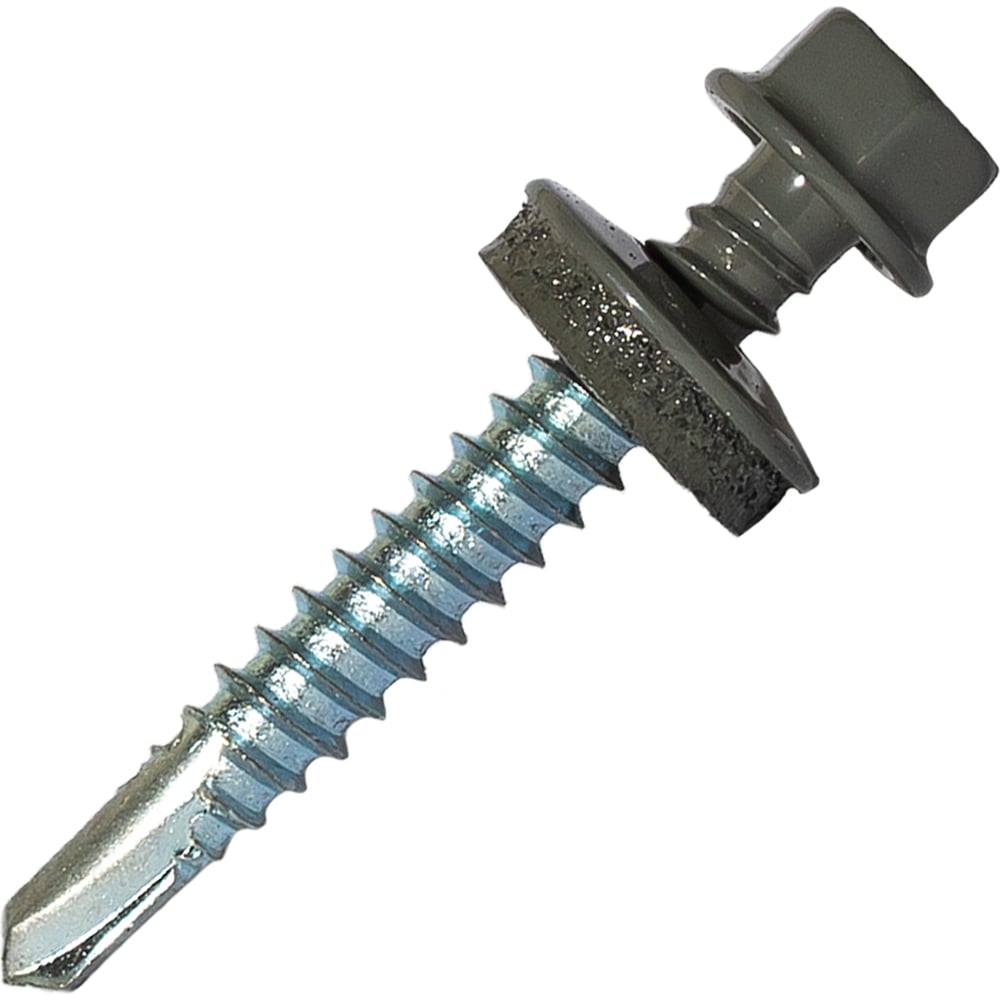 Изображение товара Саморез кровельный по металлу HWX7-W-P9 5.5x38 мм RAL 7005, 150 шт