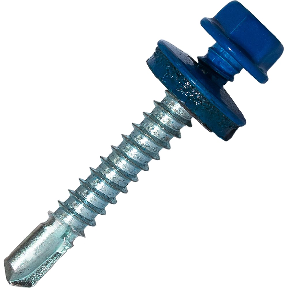 Изображение товара Саморез кровельный по металлу HARDWEX 5.5x38 мм RAL 5005, 150 шт