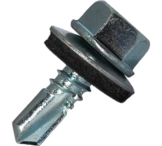 Изображение товара Саморез кровельный по металлу HARDWEX ТМ HWX7-W-P9-6.3x19 мм, св.№3, цинк, 250 шт. 5190000240508