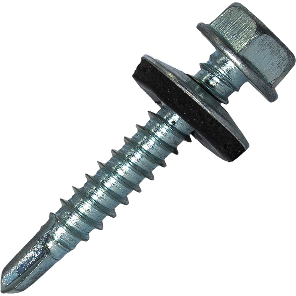 Изображение товара Саморез кровельный по металлу HARDWEX HWX7-W-P9-6.3x38 мм 150 шт цинк