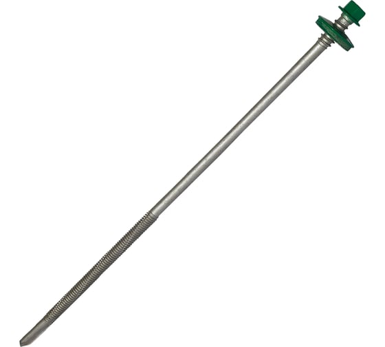 Изображение товара Саморез для сэндвич-панелей HARDWEX ТМ HWX16-P20-6.3/5.5x205 мм, св.№6, RUSPERT, RAL 6029, 50 шт. 5190024091308