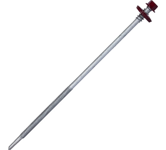 Изображение товара Саморез для сэндвич-панелей HARDWEX ТМ HWX16-P20-6.3/5.5x190 мм, св.№6, RUSPERT, RAL 3005, 50 шт. 5190002408791