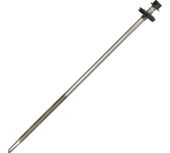 Изображение товара Саморез для сэндвич-панелей HARDWEX ТМ HWX16-P20-6.3/5.5x205 мм, св.№6, RUSPERT, RAL 9005, 50 шт. 5190024091384