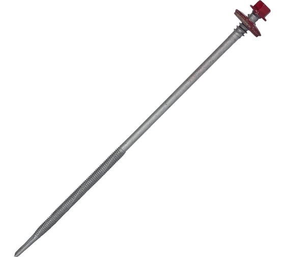 Изображение товара Саморез для сэндвич-панелей HARDWEX ТМ HWX16-P20-6.3/5.5x190 мм, св.№6, RUSPERT, RAL 3003, 50 шт. 5190002408784