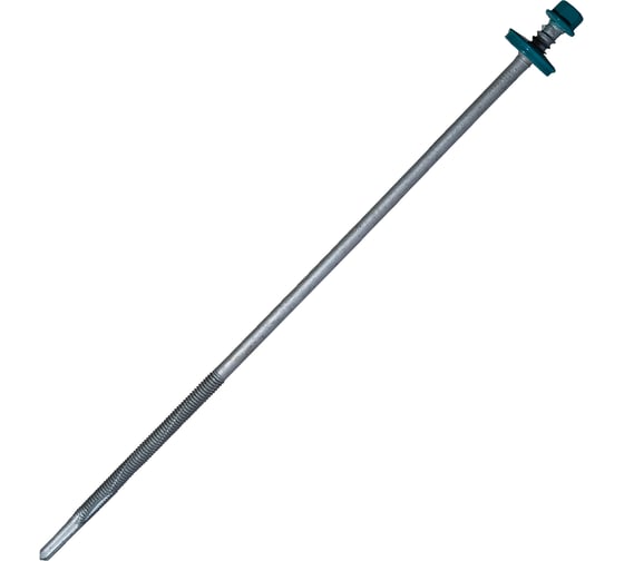 Изображение товара Саморез для сэндвич-панелей HARDWEX ТМ HWX16-P20-6.3/5.5x240 мм, св.№6, RUSPERT, RAL 5021, 50 шт. 5190024091568