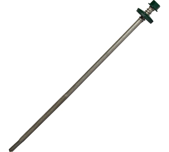 Изображение товара Саморез для сэндвич-панелей HARDWEX ТМ HWX16-P20-6.3/5.5x205 мм, св.№6, RUSPERT, RAL 6005, 50 шт. 5190024091292