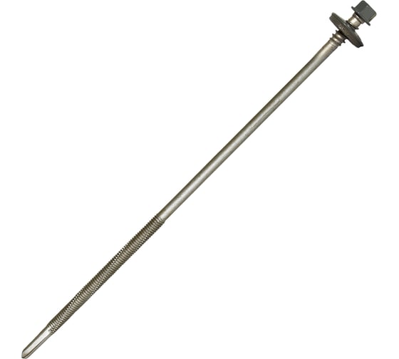 Изображение товара Саморез для сэндвич-панелей HARDWEX ТМ HWX16-P20-6.3/5.5x205 мм, св.№6, RUSPERT, RAL 7005, 50 шт. 5190024091322