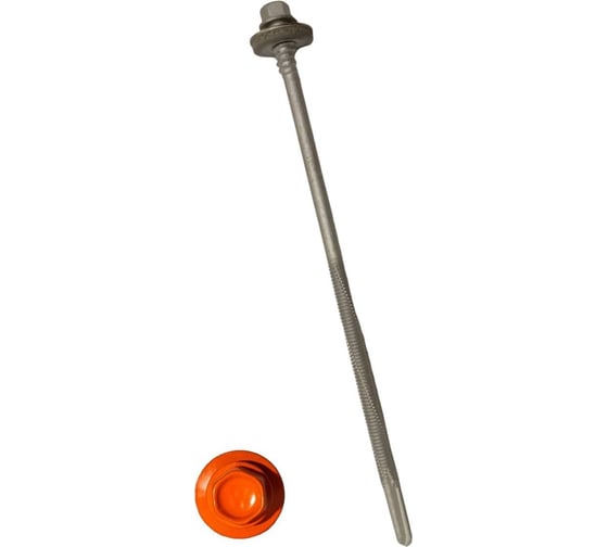 Изображение товара Саморез для сэндвич-панелей HARDWEX ТМ HWX16-P20-6.3/5.5x240 мм, св.№6, RUSPERT, RAL 2004, 50 шт. 5190024091476