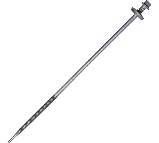 Изображение товара Саморез для сэндвич-панелей HARDWEX ТМ HWX16-P20-6.3/5.5x240 мм, св.№6, RUSPERT, RAL 9006, 50 шт. 5190024091681