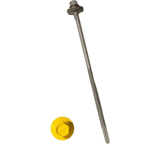 Изображение товара Саморез для сэндвич-панелей HARDWEX ТМ HWX16-P20-6.3/5.5x285 мм, св.№6, RUSPERT, RAL 1018, 50 шт. 5190024091759