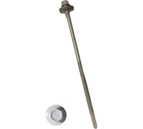 Изображение товара Саморез для сэндвич-панелей HARDWEX ТМ HWX16-P20-6.3/5.5x240 мм, св.№6, RUSPERT, RAL 7047, 50 шт. 5190024091636