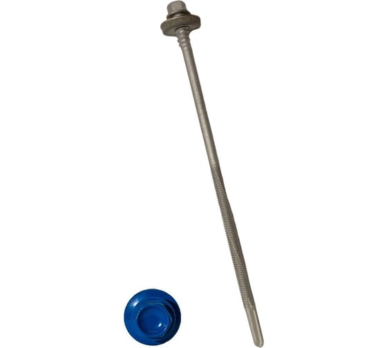 Изображение товара Саморез для сэндвич-панелей HARDWEX ТМ HWX16-P20-6.3/5.5x205 мм, св.№6, RUSPERT, RAL 5005, 50 шт. 5190024091254