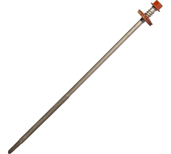 Изображение товара Саморез для сэндвич-панелей HARDWEX ТМ HWX16-P20-6.3/5.5x205 мм, св.№6, RUSPERT, RAL 8004, 50 шт. 5190024091353