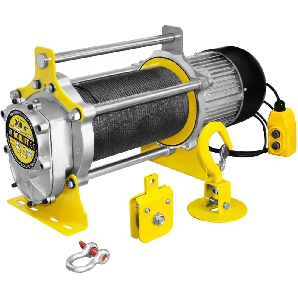 Изображение товара Электрическая строительная лебедка OCALIFT TSA 300 кг 100 м 3 кВт 380 В