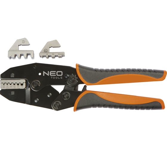 Изображение товара Клещи для обжима телефонных наконечников NEO Tools 0.5-16 мм2, 22-6 AWG 01-506
