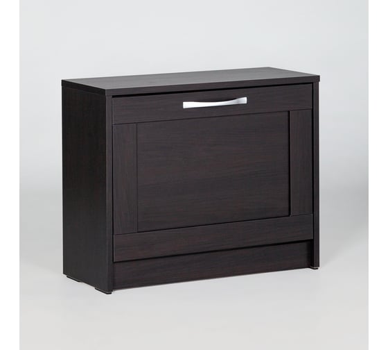 Изображение товара Тумба для обуви Гуд ЛАКК СИРИУС 60x25x48 см, черная, дуб венге 2.02.10.420.5