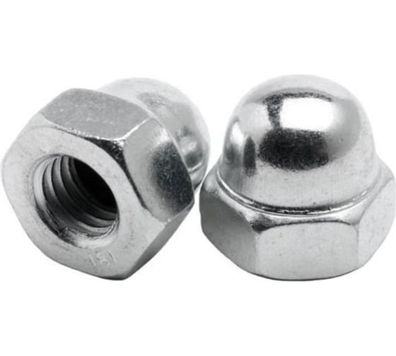 Изображение товара Колпачковая гайка Tech-Krep DIN 1587, оцинкованный, М10, 150 шт. 125180