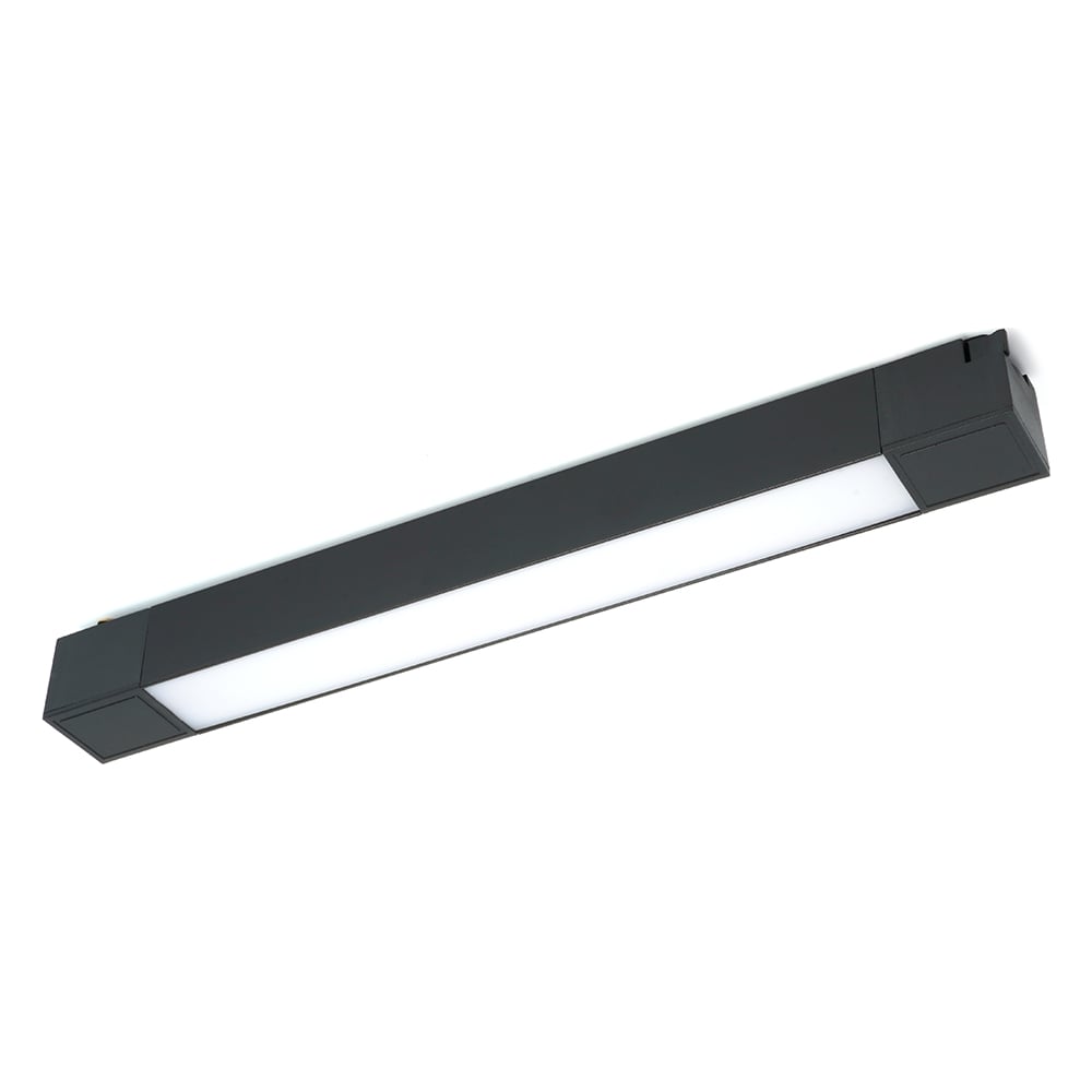 Светодиодный трековый однофазный светильник на шинопровод FERON, цвет черный 48380 AL132 - фото 1