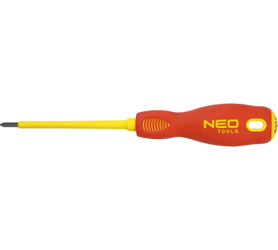 Изображение товара Крестовая отвертка NEO Tools HEAVY DUTY PZ2x100 мм 1000 В CrMo 04-063