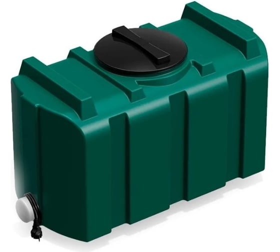 Изображение товара Бак душевой POLIMER GROUP серии «R» 200 литров (зеленый) с подогревом DR200S212