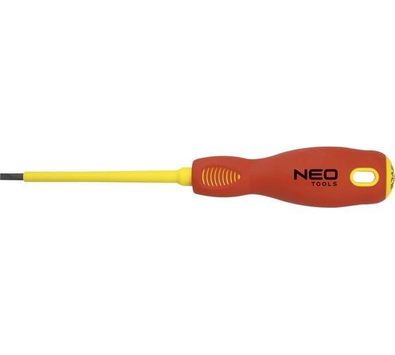 Изображение товара Шлицевая отвертка NEO Tools 5.5x125 мм 1000 В CrMo 04-054