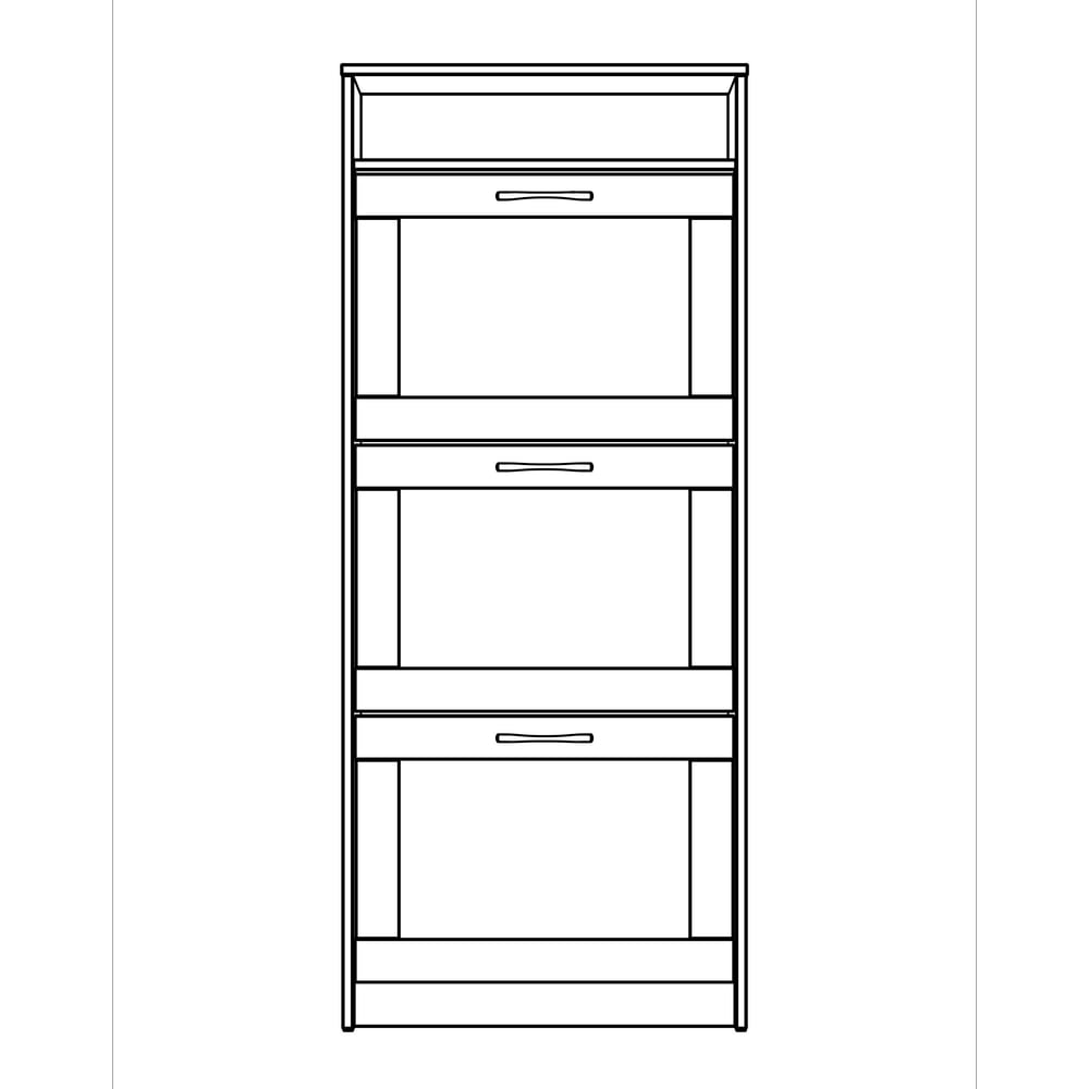 Изображение товара Тумба для обуви Гуд ЛАКК СИРИУС 60x25x142 см дуб сонома мебель для прихожей